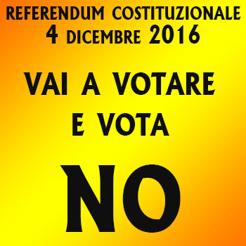 Referendum Costituzionale: VOTA NO
